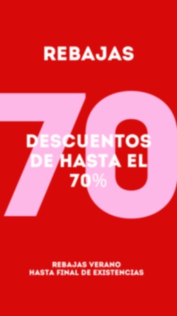 Historia de Instagram Rebajas moderno Rojo rosa.png